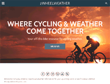 Tablet Screenshot of 2wheelweather.com